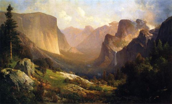 a-view-up-yosemite-valley-Thomas Hill_1871.jpg!Large